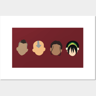 AvatarGaang Minimalist Face Posters and Art